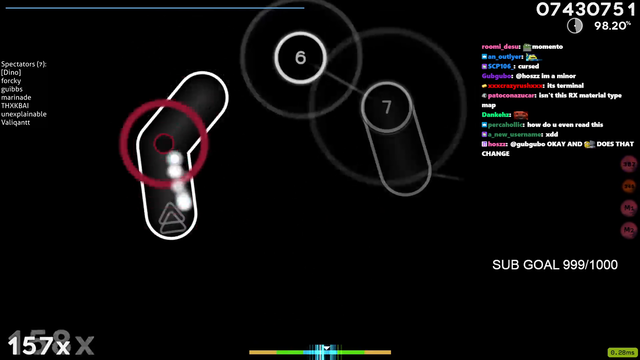 17 yr old #1 Osu player goes full crackhead mode