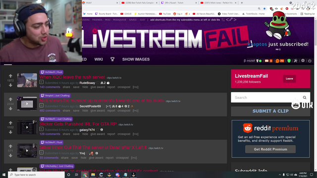 Mizkif asks twitch to step in to stop gambling ads