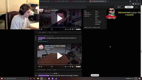 xQc tries to take a screenshot to show dead pixels on his monitor screen. (Doesn't work btw)