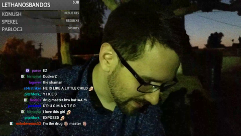 Destiny trying to smoke a blunt