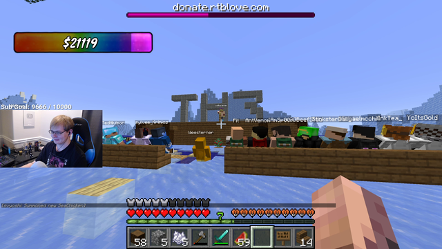 Gumball Becomes Mixer Man On SMP LIVE