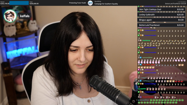 Keffals raises 200,000 dollars for trans youth in the south