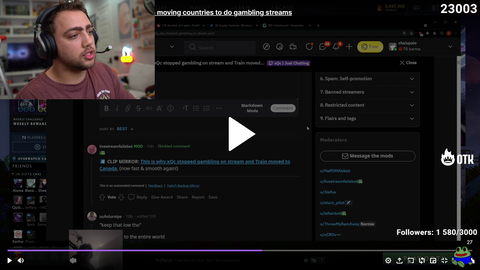Mizkif leaks offers he got from online gambling services