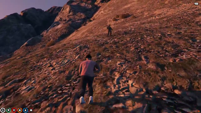 Pilbis and Leslie go for a Mountain Walk