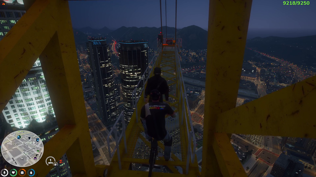 Bogg Jumps Off a Crane