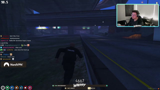 Whippy losing his shit, about to quit streaming