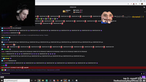 Dono Hits A Deer in Xqc's Chat