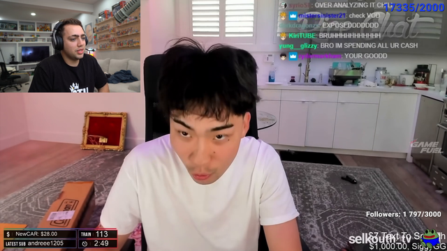 Mizkif reacting to ricegums credit card number being leaked on a past stream