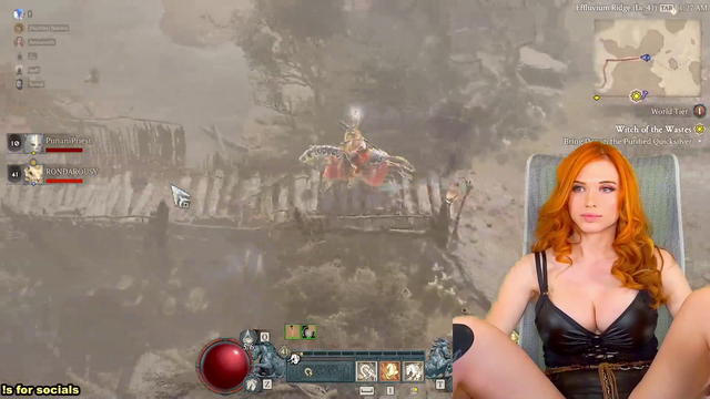 Streamers get banned for so much less, but this crotch shot and then showing off her feet stuff is insane.