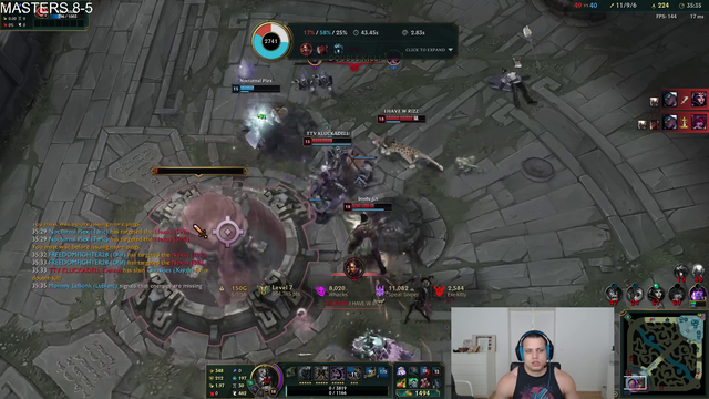 Tyler1 raging at his eu teammates after they fail to hit the nexus
