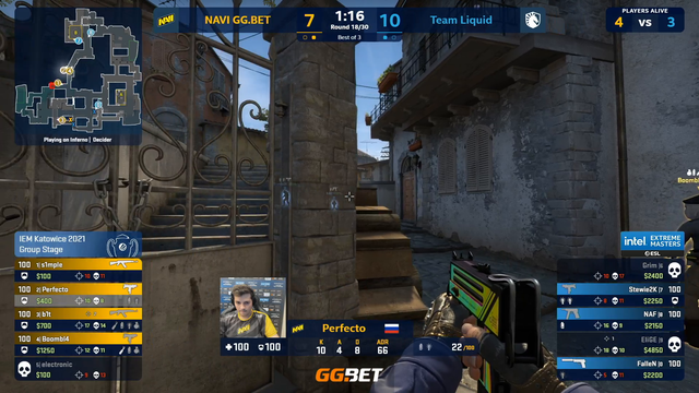 Stewie2k insane B hold against s1mple during IEM Katowice