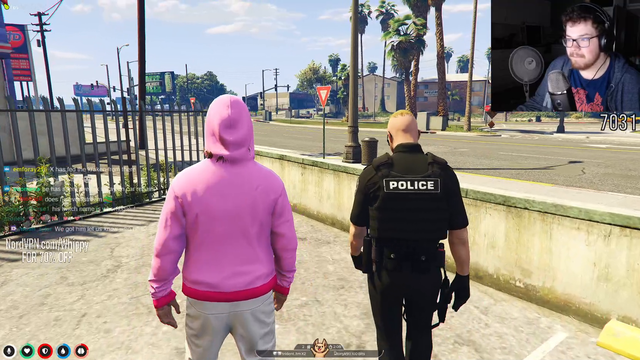 COP after X and Dundee damage his car for the 4th time