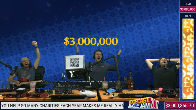 Yogscast hit 3 million dollars for charity in just 5 days!