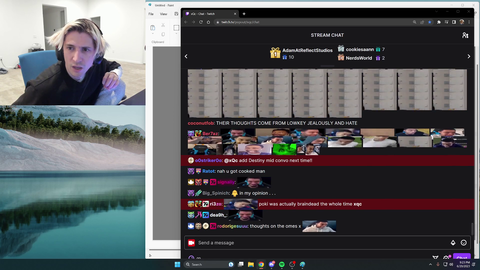 XQC loses his mind after Valkyrae reveals what Poki said to her