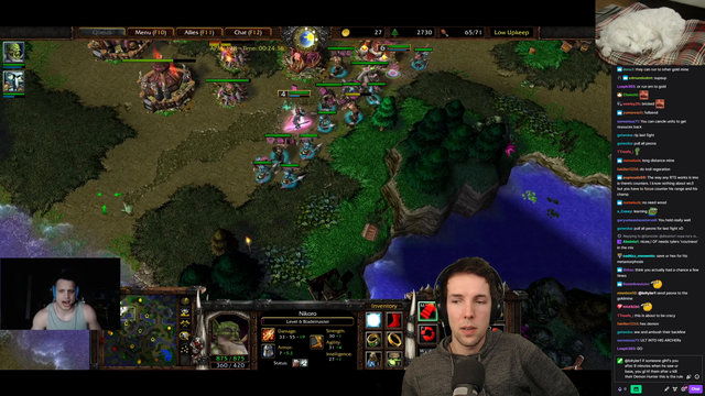Grubby watches T1 make a decent play and his eyes light up