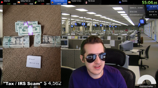 Another mad IRS scammer Kitboga