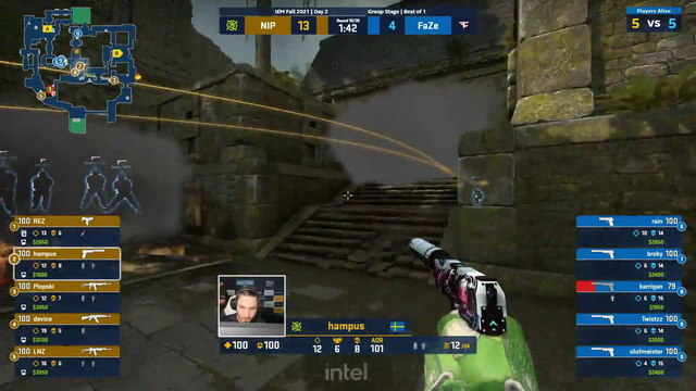 NIP Hampus usp ace against faze on half buy