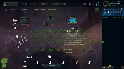Twitch chat figures out how to use commands to change gamemode of Twitch plays TFT