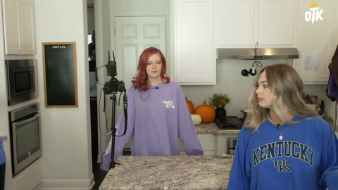 Britt has had enough of Nick Polom's jokes.