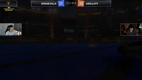 One handed Rocket league player Ashllxyy gets a big win during a 1v1 show match (RLCS)
