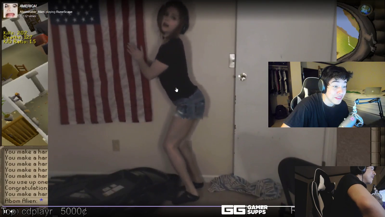 Streamer falls in love