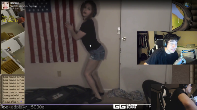 Streamer falls in love