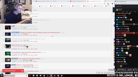 Staff baits xQc