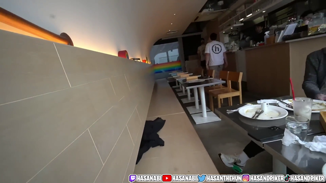 A big fat phony films himself going into the restroom