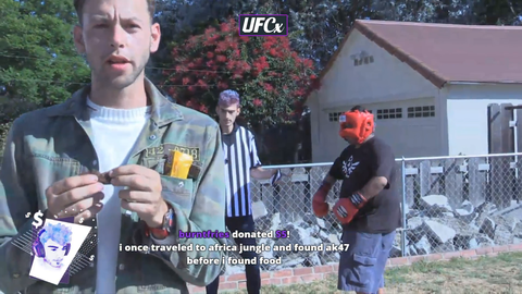 Ice Poseidon fights - 200lb weight class - Fight 1 result
