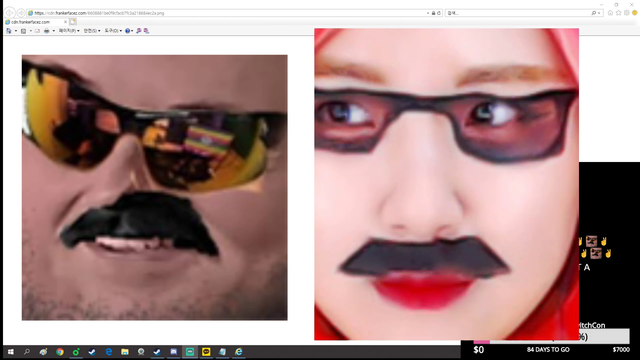 Korean streamer loses hangman game to chat, has to cosplay ForsenCD