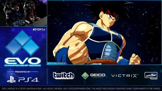 Dragonball FighterZ Cell yell at Evo 2019