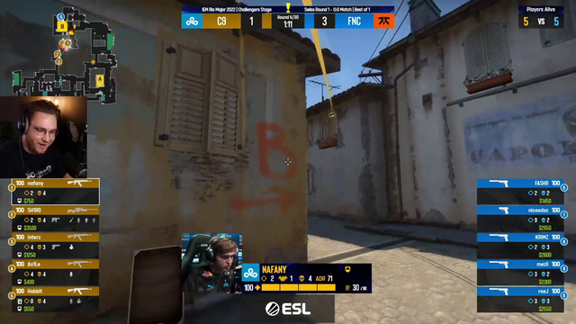 OHNEPIXEL reacts to crazy Fnatic CSGO tactic