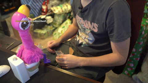 Soda's toy talks back