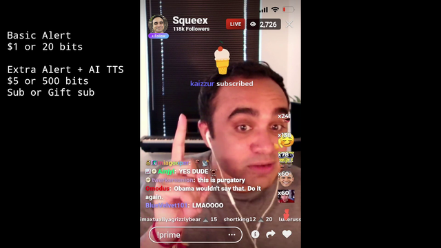 Squeex becomes NPC streamer