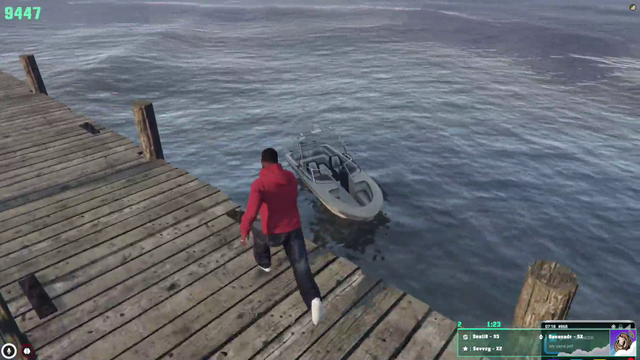 Mike Block makes a perfect dive into water