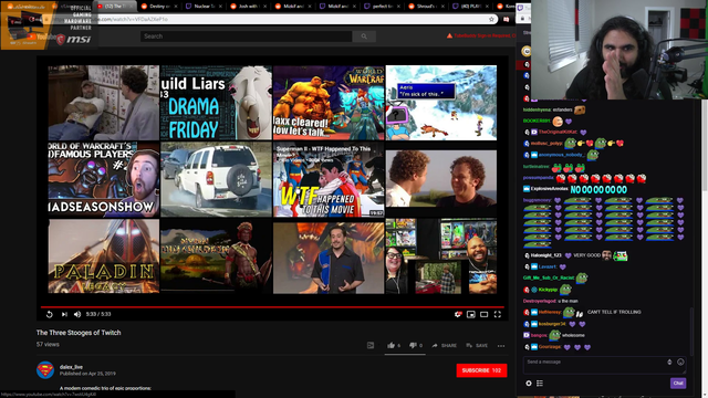 Esfand crying FeelsStrongMan <3