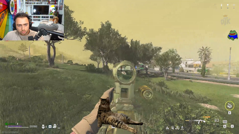 After 28 hours, Mizkif finally get a win in warzone