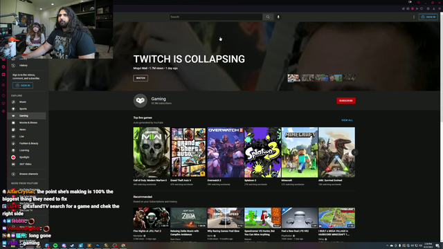 YouTube Throwing Shade at Twitch