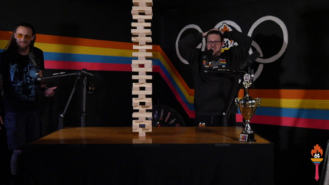 Mega64 Play an Insane game of Jenga