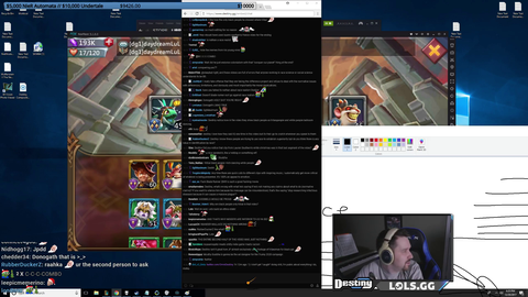 Destiny gets dabbed on