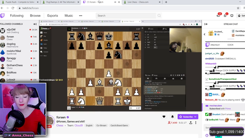 Anna Wasn't Ready for Forsen's Chat,,,