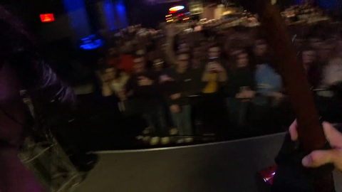 Drake Bell goes backstage after concert on his first ever Twitch stream.