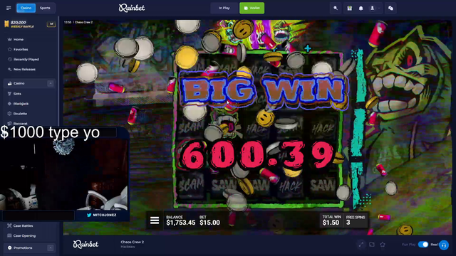 Mitch wins 300K