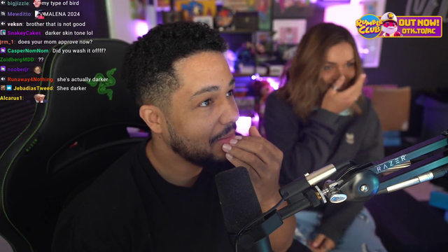 Rachel Dolezal streaming on Twitch