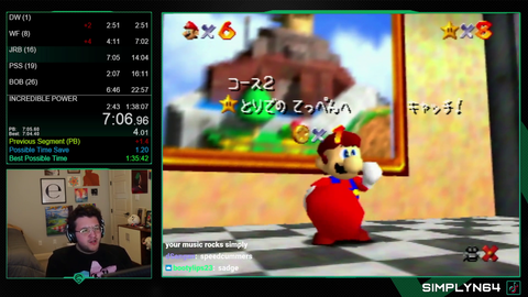 Super Mario 64 streamer having an existential crisis