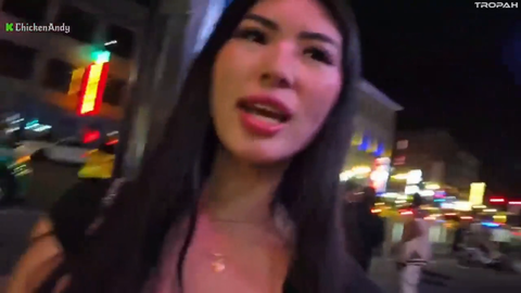 Girl Looking for Chicken Andy says Chicken next to a black guy and starts Insulting her