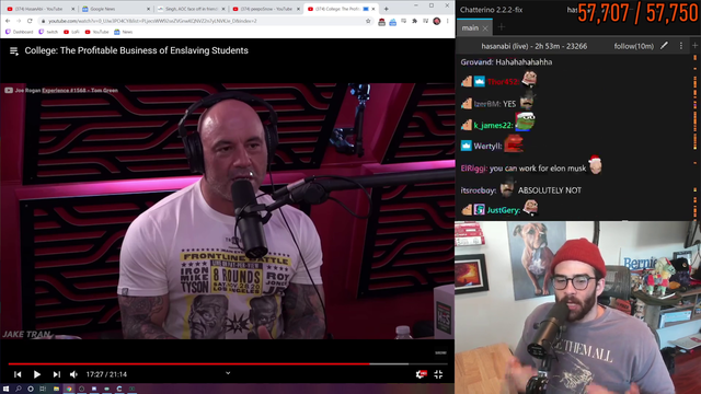 Hasan gets angry and finally tells chat how he really feels about them