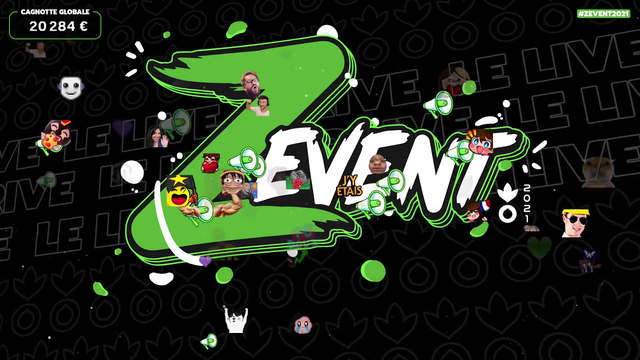 The ZEvent 2021 is on! The Record Breaking French Charity Marathon that raised over 5M € last year just started and will go on for 50h raising funds for the AAH ( Action against Hunger ).