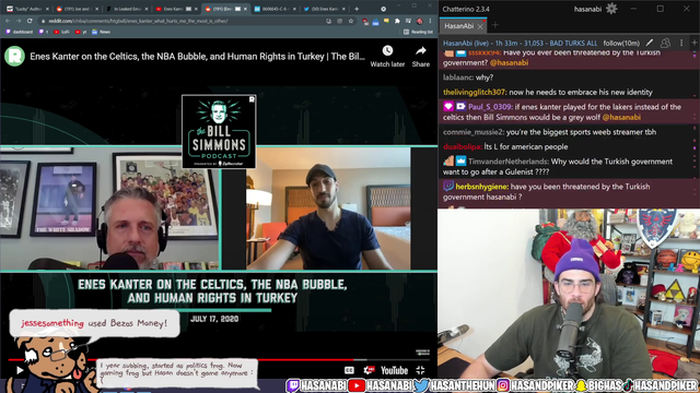 Hasan Talks about being Threatened by the Turkish Government