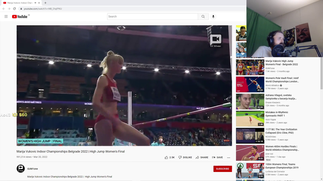 Forsen really likes athletics